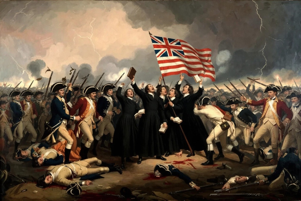 The Grand Union Flag (also called the Continental Union Flag, Cambridge Flag, or Continental Colors) was the primary flag flown by the 13 American colonies / Continental forces in the early stages of the Revolutionary War (1775–early 1777).