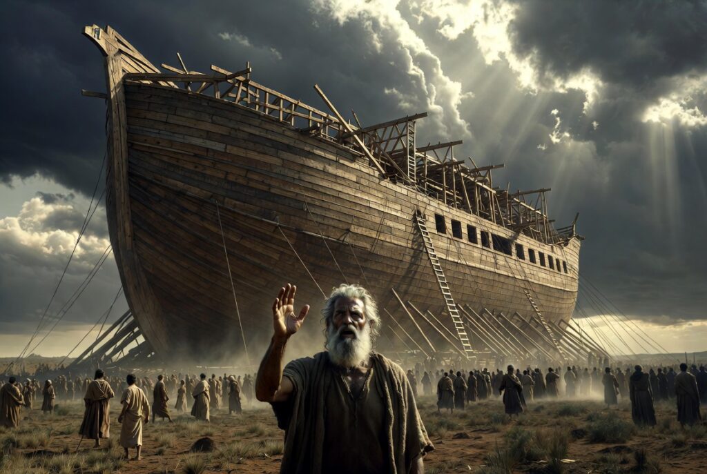 Noah, preaching righteousness